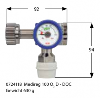 GCE Flaschendruckminderer MEDIREG II