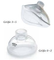 RÜSCH transparente Narkosemaske aus Silikon