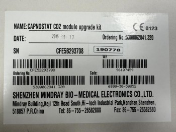 Mindray CO2 Modul Upgrade Kit mit Capnostat 5 Sensor