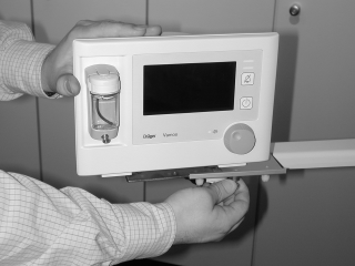 Dräger Montageplatte 5" GCX für Vamos