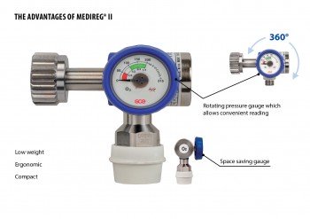 GCE Flaschendruckminderer MEDIREG II