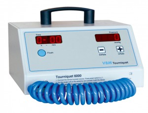 VBM Tourniquet 6000 Tischgerät mit Griff, Stativ, Korb