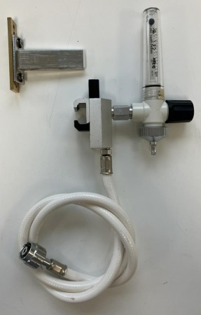 O2 Flowmeter NIST mit Schiene für Primus