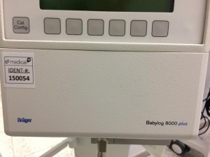 Dräger Klappe für Babylog 8000plus