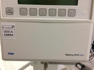 Dräger Klappe für Babylog 8000plus