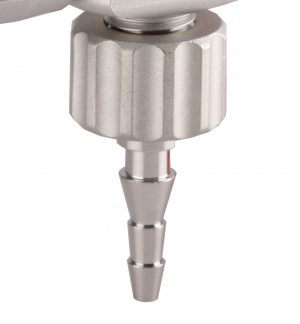 Schlauchanschluß für Flowmeter mit Überwurfmutter 9/16"