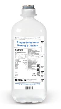Braun Ringer-Infusionslösung 500ml, Plastikflasche