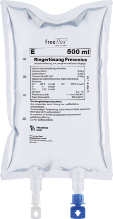 Fresenius Ringer-Lösung 500ml, freeflex®-Beutel