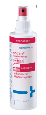 kodan® Tinktur forte farblos, Alkoholisches Hautantiseptikum 250ml