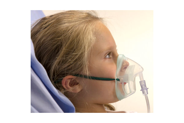 EcoLite™ Sauerstoff-Maske Kinder mit Schlauch 2.1m