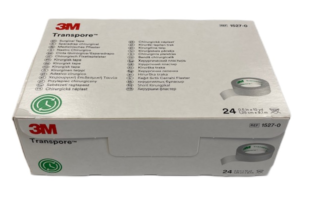 3M™ Transpore™ Medizinisches Pflaster 9,2 m x 1,25 cm / Rezept (Sprechstundenbedarf)